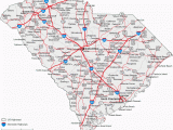 Georgia State Map with Cities and Counties Map Of south Carolina Cities south Carolina Road Map