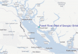 Georgia Strait Map Powell River Strait Of Georgia British Columbia Tide Station