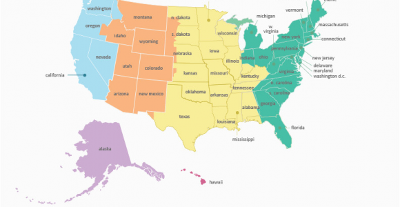 Georgia Time Zone Map Us Time Zone Map