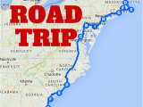 Georgia tourist attractions Map the Best Ever East Coast Road Trip Itinerary Road Trip Ideas