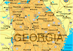 Georgia Usa Map Cities Georgia Map Infoplease