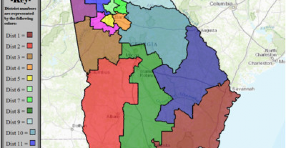 Georgia Voting Map Georgia S Congressional Districts Wikipedia