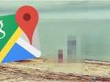 Google Map France Directions Google Maps Street View Creepy Sight Spotted On Beach In