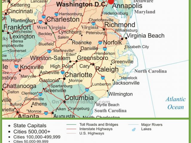 Google Maps Of North Carolina
