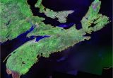 Google Maps Nova Scotia Canada Nova Scotia Map Satellite Image Roads Lakes Rivers Cities