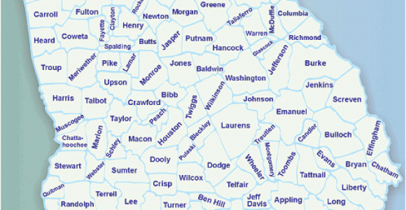 Hampton Georgia Map Georgia Counties Map