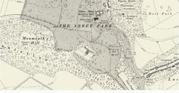 Heart Of England Way Map Milton Abbey Parks Gardens