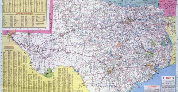 Highway Map Of Texas State Large Road Map Of the State Of Texas Texas State Large Road Map