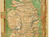 Historic Maps England Map Of England and Scotland Circa 1250 History Map Of