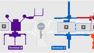 Houston Texas Airport Map Houston Airport Iah Terminal B