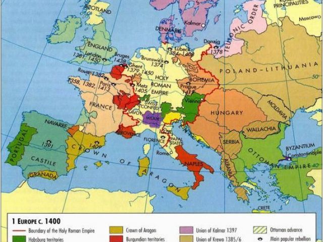 Interactive Map Of Europe History Europe In The Middle Ages Maps Map