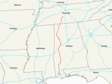 Interstate Map Of Alabama U S Route 43 Wikipedia