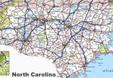 Interstate Map Of north Carolina north Carolina Road Map