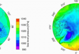 Isobar Map Europe A Sea Level Pressure and B Two Meter Temperature Data