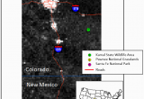 Karval Colorado Map Map Of the Three Field Sites In Colorado and New Mexico with A