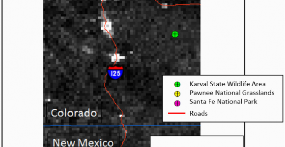 Karval Colorado Map Map Of the Three Field Sites In Colorado and New Mexico with A