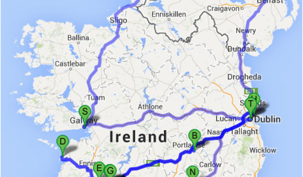 Kenmare Ireland Map The Ultimate Irish Road Trip Guide How To See Ireland In 12 Of Kenmare Ireland Map 1024x600 