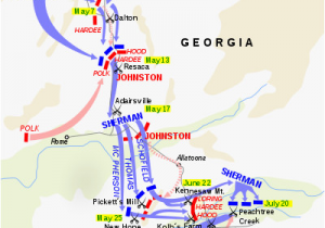 Kennesaw Georgia Map atlanta Campaign Battle Map Kennesaw National Battlefield Park atl