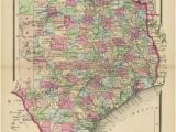 Klein Texas Map J H Colton S Map Of Texas Texas Historical Maps Map Historical