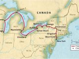 Lake Erie Canada Map Great American Waterways Cruise Map 2018 Places to Visit In