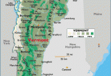 Large Map Of Arizona Vermont Large Color Map Maps Vermont Mountain States United States