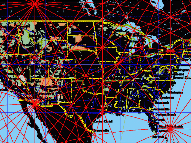 Ley Lines Ohio Map Magnetic Ley Lines In America Google Earth Overlay 