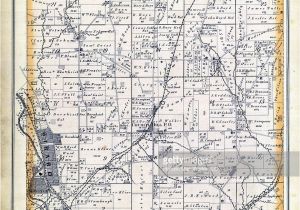 Liberty township Ohio Map Ohio 1874 Liberty township Liberty Trumbull County Stock