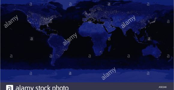 Light Pollution Map Texas Light Pollution Earth Stock Photos Light Pollution Earth Stock