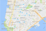 Little Italy Map Nyc Financial District Neighborhood New York City Map