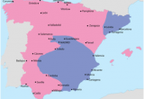 Mainland Spain Map Spanish Civil War Wikipedia