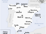 Major Cities In Spain Map Spain Wikipedia