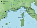 Map Fo France Cruising the Rivieras Of Italy France Spain