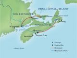 Map Maritimes Canada Seascapes Of the Canadian Maritimes Smithsonian Journeys