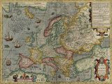 Map Of 1700 Europe Map Of Europe by Jodocus Hondius 1630 the Map Shows A