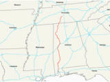 Map Of Alabama Highways U S Route 43 Wikipedia