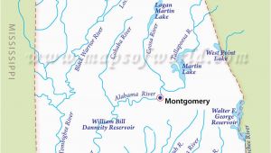 Map Of Alabama Rivers Alabama Rivers Map Rivers In Alabama