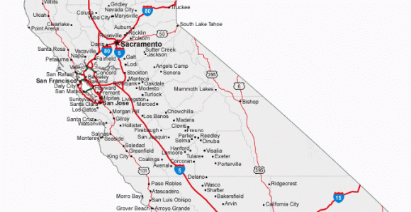 Map Of All Cities In California Map Of California Cities California Road Map