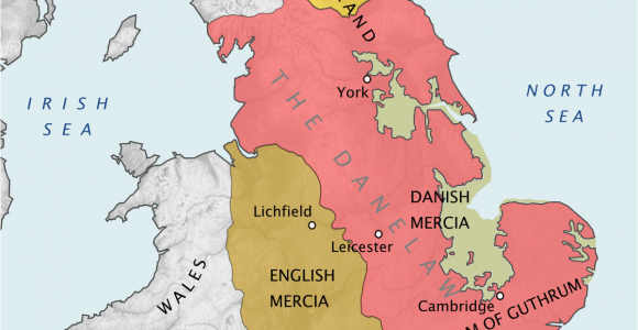 Map Of Ancient Kingdoms Of England Danelaw Wikipedia