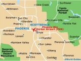 Map Of Arizona Airports Map Of Phoenix Sky Harbor Airport Phx orientation and Maps for