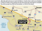 Map Of Arizona Mexico Border Traffic Via Sasabe May Surge as 33 Miles Of Road are Paved Border