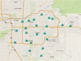 Map Of Arizona Mills Maps Of Public Swimming Pools In Greater Phoenix