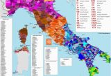 Map Of Austria and Italy Italian Dialects 1792×2048 Click Here for More Maps thelandofmaps