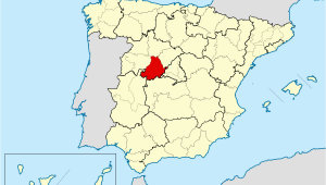 Map Of Avila Spain Bistum A Vila Wikipedia