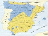 Map Of Avila Spain Territories Controlled by the Two Sides at the Start Of the