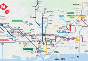 Map Of Barcelona In Spain Barcelona Metro Map Europe Barcelona Travel Barcelona Guide