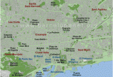 Map Of Barcelona Spain Neighborhoods Map Of Barcelona by District Neighborhoods tourist Map