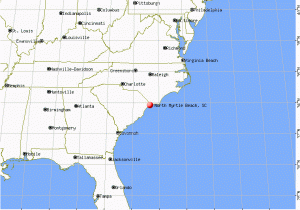 Map Of Beaches In north Carolina Map Of Myrtle Beach Sc Maps Directions