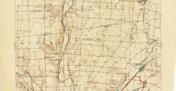 Map Of Bryan Ohio Ohio Historical topographic Maps Perry Castaa Eda Map Collection