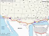 Map Of California Highway 1 Interstate 10 I 10 Map Santa Monica California to Jacksonville