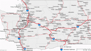 Map Of California oregon and Washington Map Of Washington Cities Washington Road Map